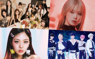 TWICE, IU, PLAVE, BIBI, Jungkook, LE SSERAFIM, And More Top Circle Monthly And Weekly Charts
