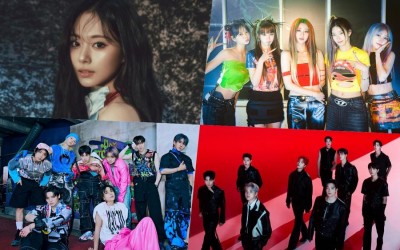 TWICE's Tzuyu, LE SSERAFIM, Stray Kids, xikers, BTS's Jimin, ENHYPEN, And More Sweep Top Spots On Billboard World Albums Chart