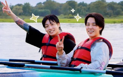 Update: BTS's Jimin And Jungkook Enjoy An Unforgettable Vacation In Poster For New Travel Variety Show 