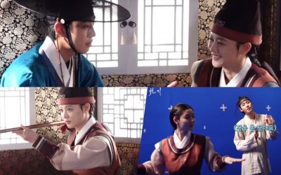 Watch: Ahn Hyo Seop, Kim Yoo Jung, And More Are Both Playful And Passionate While Filming “Lovers Of The Red Sky”