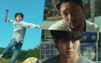 Watch: Choi Woo Shik And Son Suk Ku Start An Odd Chase In Teaser For New Dark Comedy Drama “A Killer Paradox”