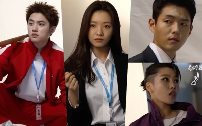 Watch: EXO’s D.O., Lee Se Hee, And More Channel Their “Bad Prosecutor” Characters In Poster Making-Of Video