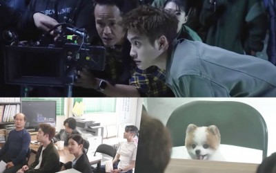 Watch: EXO’s D.O., Lee Se Hee, And Other “Bad Prosecutor” Cast Members Are Joined By A Furry Friend For Filming