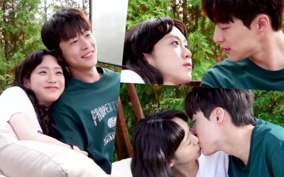 Watch: Han Ji Hyun And Bae In Hyuk Are Super Sweet And Playful With Each Other While Filming Their Kiss Scene In “Cheer Up”