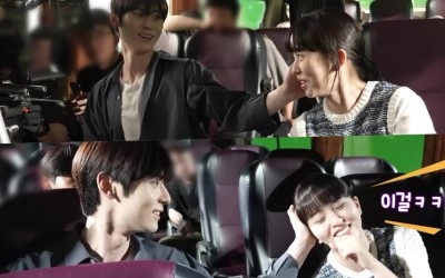 watch-hwang-minhyun-and-kim-so-hyun-get-playful-and-creative-while-filming-my-lovely-liar