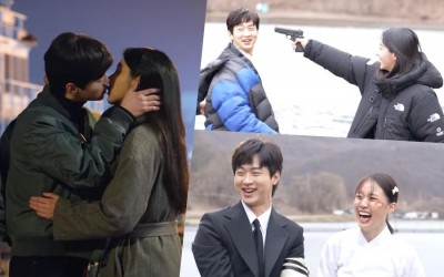Watch: Jang Dong Yoon Films Sweet Kiss Scene With Seol In Ah + Keeps “Oasis” Cast And Crew Laughing On Set