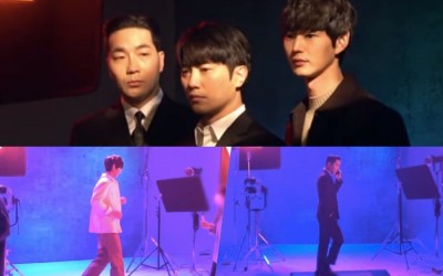 watch-jin-goo-ha-do-kwon-and-lee-won-geun-show-off-comedic-chemistry-in-a-superior-day-poster-making-of-video