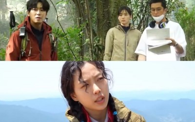 Watch: Jun Ji Hyun And Joo Ji Hoon Pretend To Run From A Bear + Go Min Si Practices Holding Her Breath In “Jirisan”