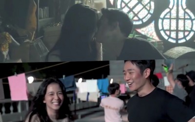 Watch: Jung Hae In And BLACKPINK’s Jisoo Pay Close Attention To Detail While Filming Their Kiss Scene In “Snowdrop”