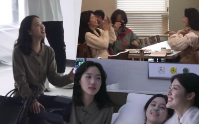 Watch: Kim Go Eun, Nam Ji Hyun, Park Ji Hu, And More Keep The Atmosphere Light While Filming Serious Scenes For “Little Women”