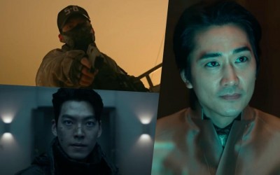 Watch: Kim Woo Bin Aims To Put An End To Song Seung Heon’s Corrupt World In Action-Packed “Black Knight” Teaser