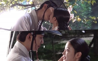 Watch: Kim Yoo Jung And Ahn Hyo Seop Film Their Final Kiss Scene + Say Goodbye To “Lovers Of The Red Sky”