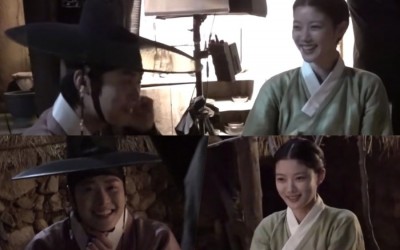 Watch: Kim Yoo Jung And Gong Myung Joke And Playfully Bicker Nonstop On “Lovers Of The Red Sky” Set
