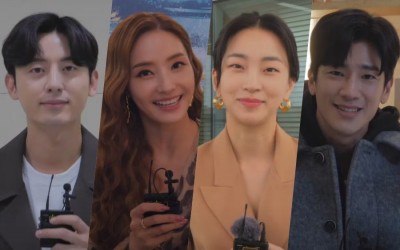 Watch: Lee Ji Hoon, Han Chae Young, Ji Yi Soo, And Koo Ja Sung Talk About 1st Day Of Filming For “Sponsor”
