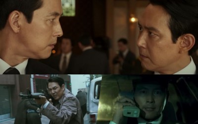 watch-lee-jung-jae-and-jung-woo-sung-start-doubting-each-other-in-the-search-for-a-spy-in-high-speed-hunt-trailer