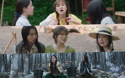 Watch: Lee Sun Bin, Han Sun Hwa, And Jung Eun Ji Take Their Drunk Antics To The Mountains In Wild Teaser For “Work Later, Drink Now” Season 2