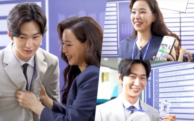 Watch: Lee Won Geun And Honey Lee Brighten Up The Set Of “One The Woman” With Their Adorable Chemistry