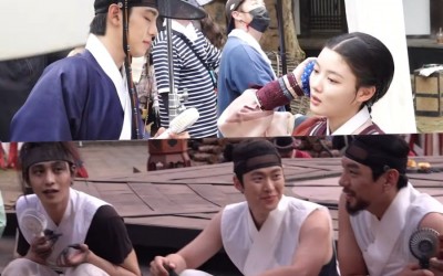 watch-lovers-of-the-red-sky-cast-tries-to-keep-cool-with-fans-and-jokes-while-filming-serious-scenes
