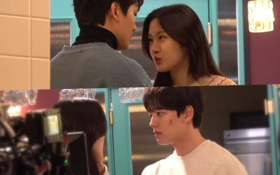 Watch: Moon Ga Young And Yeo Jin Goo Film Romantic Moments With Ease Behind The Scenes Of “Link”