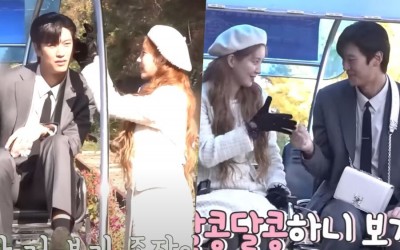watch-na-in-woo-and-seohyun-pass-the-time-with-laughter-and-mischief-behind-the-scenes-of-jinxed-at-first