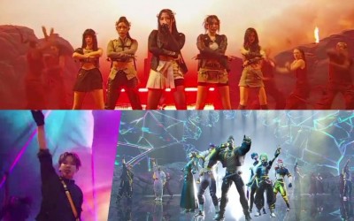 Watch: NewJeans And HEARTSTEEL With EXO’s Baekhyun Put On Epic Performances At League Of Legends Worlds 2023 Opening Ceremony