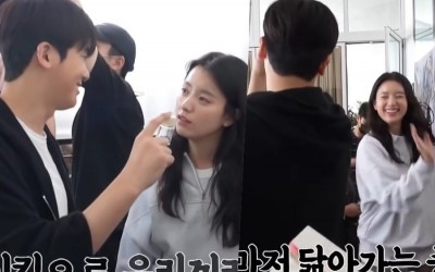 Watch: Park Hyung Sik And Han Hyo Joo Can’t Stop Dancing Behind The Scenes Of “Happiness”