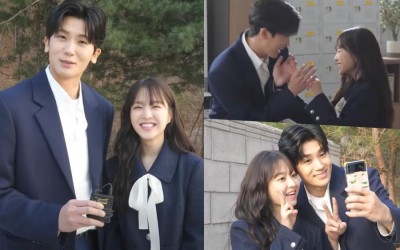 watch-park-hyung-sik-and-park-bo-young-are-as-lovey-dovey-as-ever-in-strong-girl-namsoon-cameo-behind-the-scenes