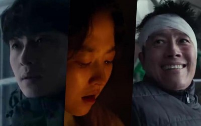 Watch: Park Seo Joon, Park Bo Young, And Lee Byung Hun Are Determined To Survive In “Concrete Utopia”