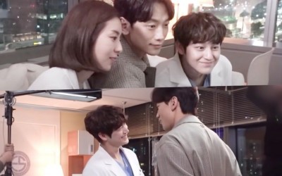 watch-rain-kim-bum-uee-and-more-show-great-chemistry-both-on-and-off-camera-while-filming-ghost-doctor