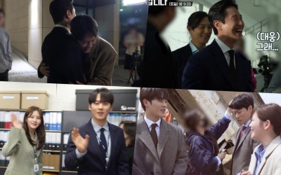 Watch: Shin Ha Kyun, Lee Jung Ha, Jo Aram, And Jin Goo Showcase Off-Screen Chemistry On Set Of 