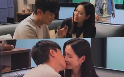 watch-son-ye-jin-and-yeon-woo-jin-engage-in-deep-discussion-before-perfecting-their-kiss-scene-in-thirty-nine