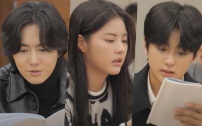 Watch: Suho, Hong Ye Ji, And Kim Min Kyu Portray Their Characters' Twisted Fate At Script Reading For 