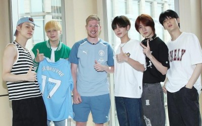 Watch: TXT Meets Manchester City’s Kevin De Bruyne + Teases “Do It Like That” Collab