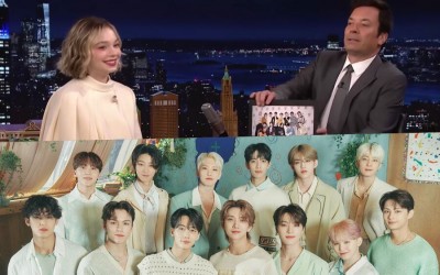 Watch: “Wednesday” Star Emma Myers Recommends Her Favorite SEVENTEEN Song To Jimmy Fallon
