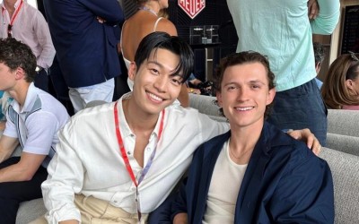 wi-ha-joon-poses-with-tom-holland-and-more-at-tag-heuers-formula-1-event-in-monaco