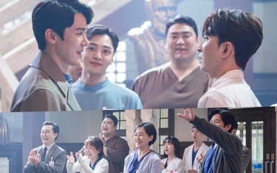yoo-yeon-seok-receives-a-warm-welcome-from-the-doldam-hospital-family-in-dr-romantic-3