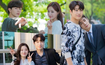 Yook Sungjae, Jung Chaeyeon, Yeonwoo, And More Show Off Cute Real-Life Chemistry While Filming “The Golden Spoon”