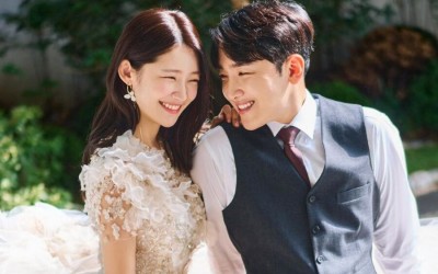 Yukika And MAP6’s Minhyuk Make A Beautiful Couple In New Wedding Photos