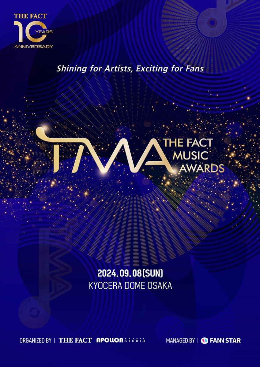 2024 The Fact Music Awards (TMA) Announces Date And Location; To Be Held Abroad For 1st Time