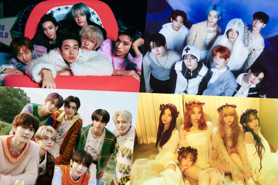 P1Harmony, Stray Kids, ENHYPEN, LE SSERAFIM, NewJeans, ITZY, And More Sweep Top Spots On Billboard’s World Albums Chart