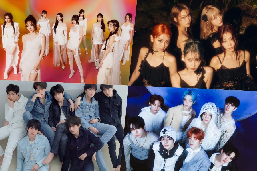TWICE, LE SSERAFIM, BTS, Stray Kids, ENHYPEN, NewJeans, P1Harmony, And More Sweep Top Spots On Billboard’s World Albums Chart