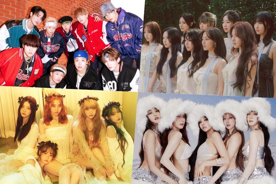 xikers, TWICE, LE SSERAFIM, (G)I-DLE, Stray Kids, NewJeans, ENHYPEN, And More Sweep Top Spots On Billboard’s World Albums Chart