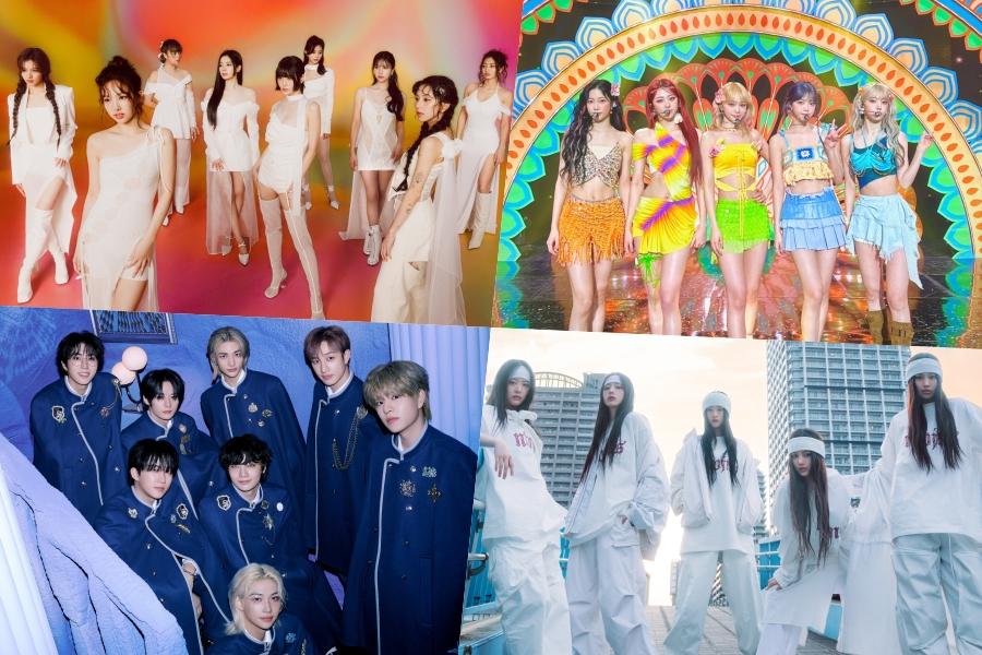 TWICE, LE SSERAFIM, Stray Kids, NewJeans, ENHYPEN, (G)I-DLE, BTS, And More Sweep Top Spots On Billboard's World Albums Chart