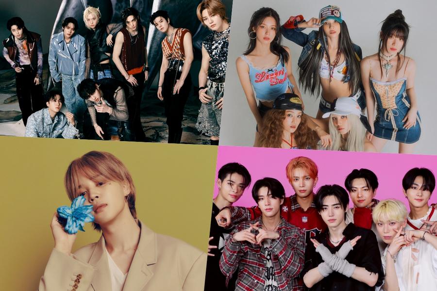 Stray Kids, (G)I-DLE, Jimin, ENHYPEN, aespa, ATEEZ, Red Velvet, SEVENTEEN, RIIZE, And TXT Sweep Top Spots On Billboard's World Albums Chart