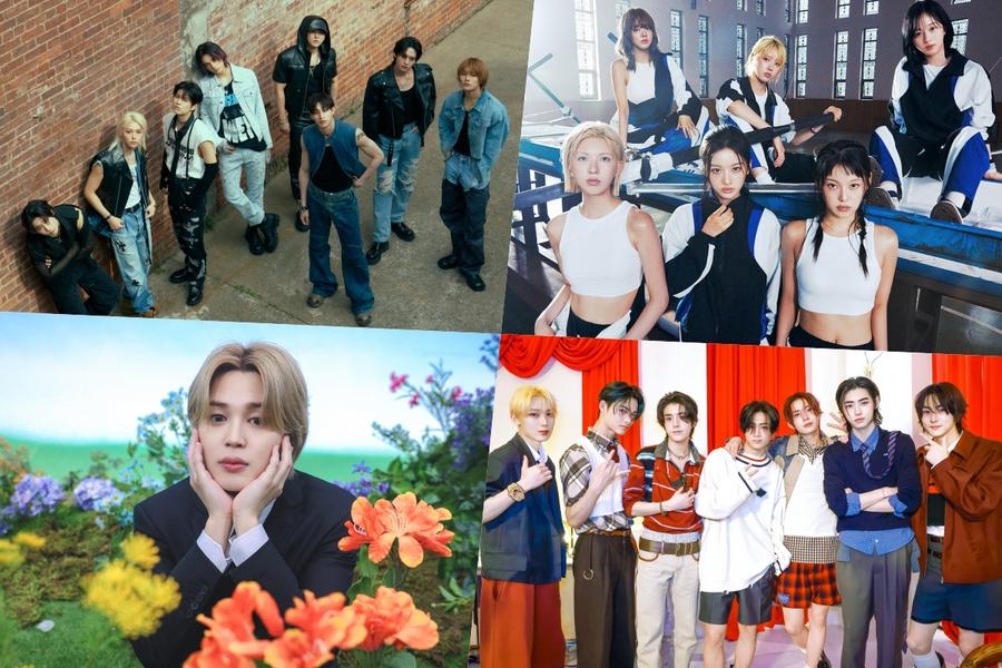 Stray Kids, NMIXX, BTS's Jimin, ENHYPEN, aespa, SEVENTEEN, NCT 127, And NewJeans Claim Top Spots On Billboard's World Albums Chart