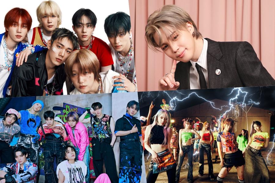 P1Harmony, Jimin, Stray Kids, LE SSERAFIM, ENHYPEN, BOYNEXTDOOR, aespa, And More Sweep Top Spots On Billboard World Albums Chart