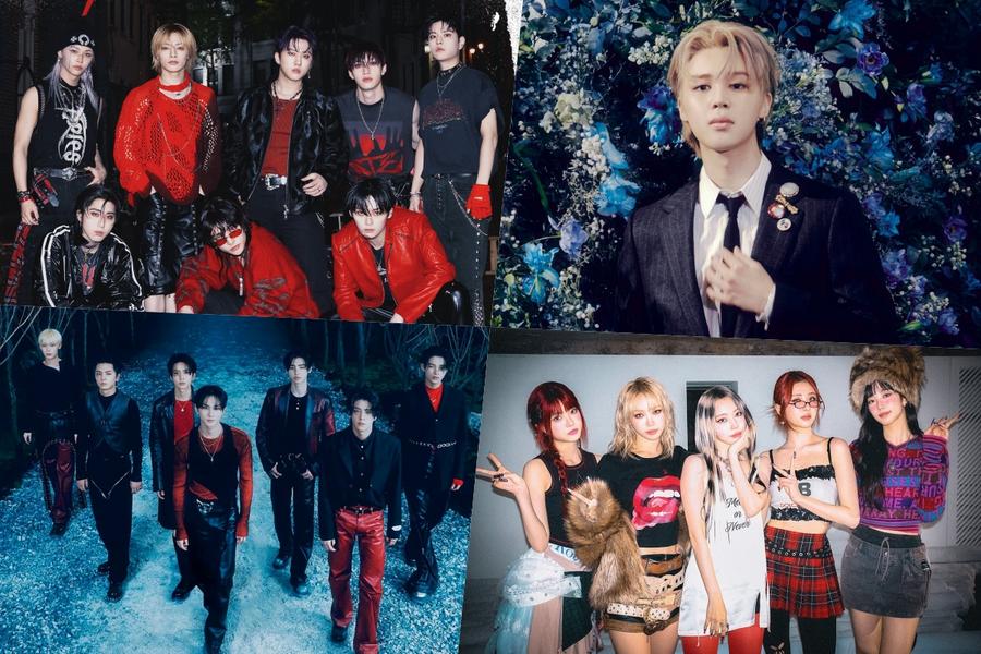 Stray Kids, BTS's Jimin, ENHYPEN, LE SSERAFIM, P1Harmony, NewJeans, BOYNEXTDOOR, And More Sweep Top Spots On Billboard World Albums Chart