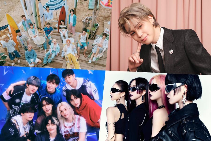 SEVENTEEN, Jimin, Stray Kids, aespa, VANNER, ENHYPEN, LE SSERAFIM, And NewJeans Sweep Top Spots On Billboard World Albums Chart