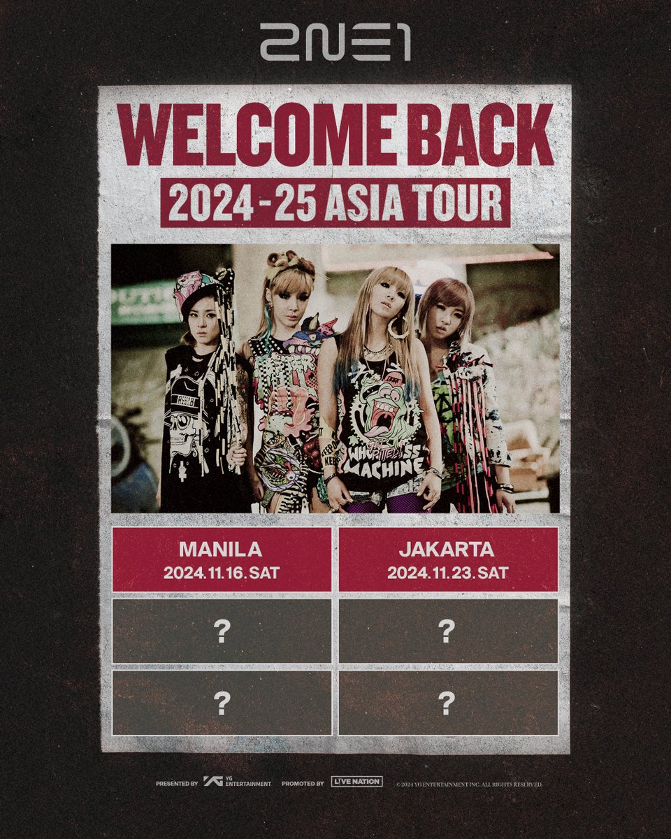 2NE1 Announces First Stops For 