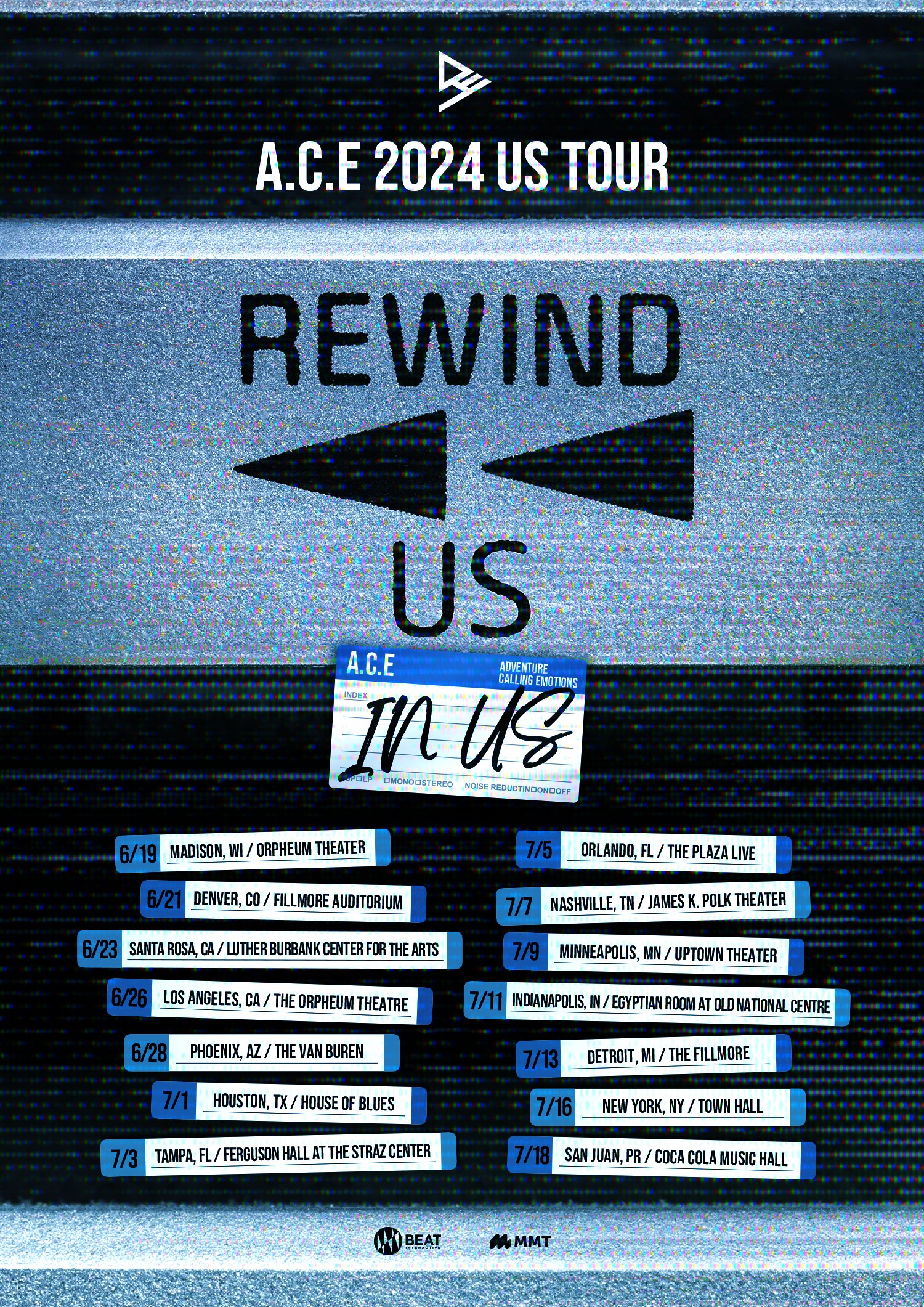 A.C.E Announces Dates For 14-City U.S. Tour “REWIND_US”